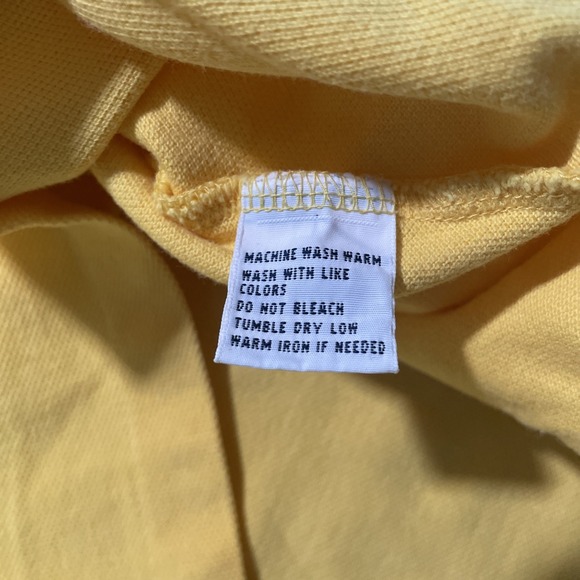Polo Ralph Lauren Shirt Mens Extra Large Yellow Short Sleeve Classic Preppy Polo - Picture 6 of 8
